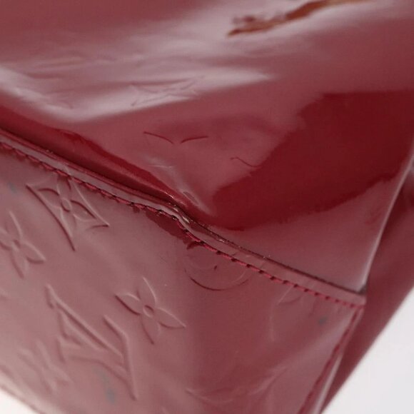 LOUIS VUITTON Monogram Vernis Reade PM Hand Bag Pomme D'amour - Picture 9 of 15